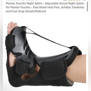 Foot brace for Plantar Fasciitis Night Splint - Adjustable Dorsal-(Small/Medium)